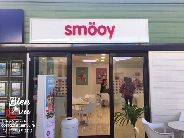 Enseigne lumineuse caisson