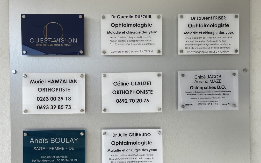 Plaque professionnelle