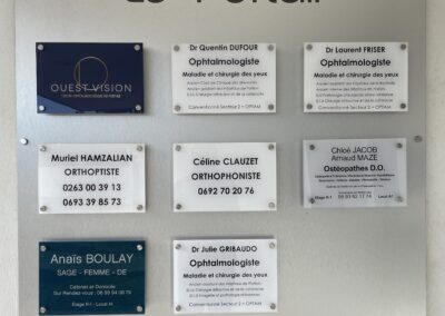 Plaque professionnelle